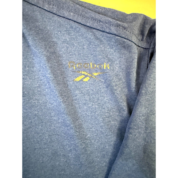 Workout Shirt LOT of 2 Bundle Mens XL Blue + Russell Athletics XL Gray Dry Fit - Picture 4 of 5